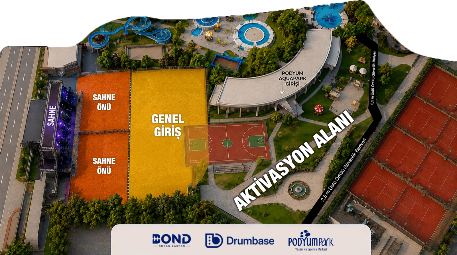Festival Alanı Yerleşim Planı
